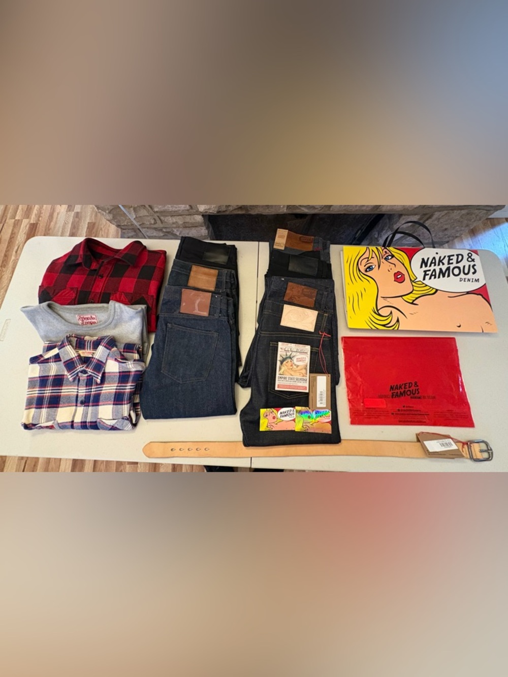 Naked & Famous/Unbranded Brand/Japanese Clothing Bundle Deal.